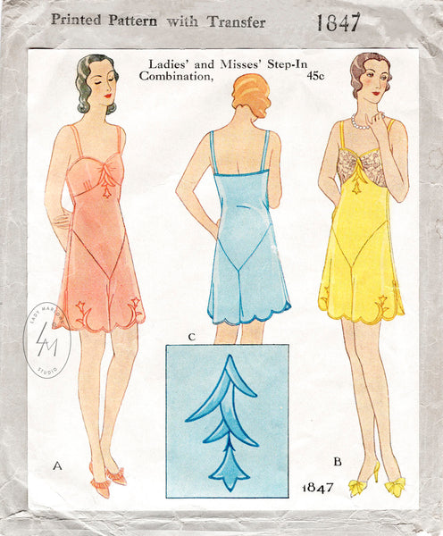 The Sewing Room Vintage Style Sewing and Fashion Blog - 1920's Lingerie