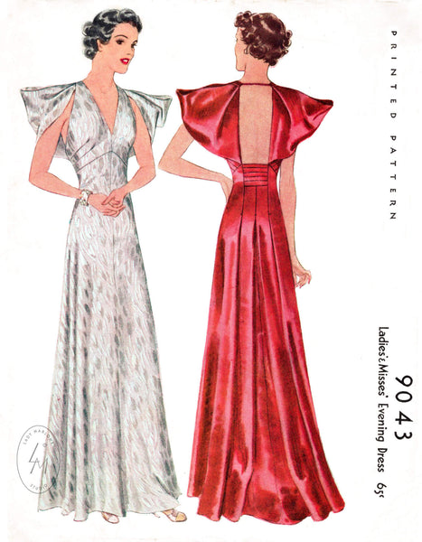 1930s sun dress vintage sewing pattern 3240 – Lady Marlowe