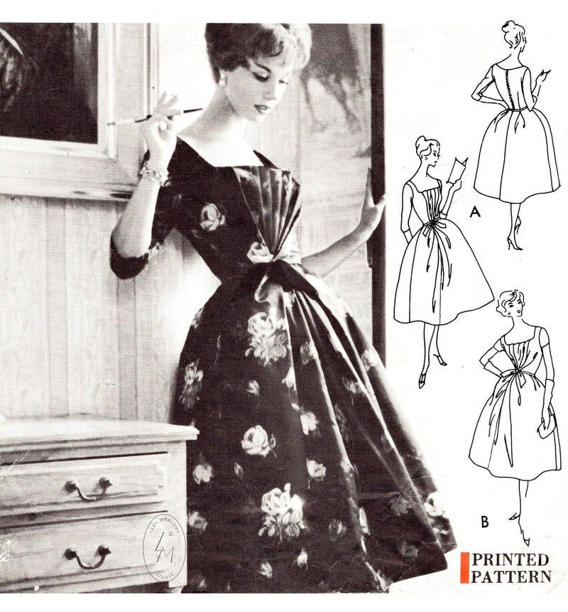 Vogue Couturier Ronald Paterson 100 1950s dress