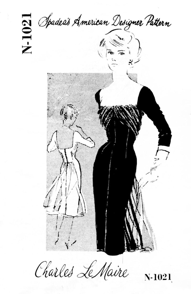 Spadea 1021 Charles Lemaire dress sewing pattern