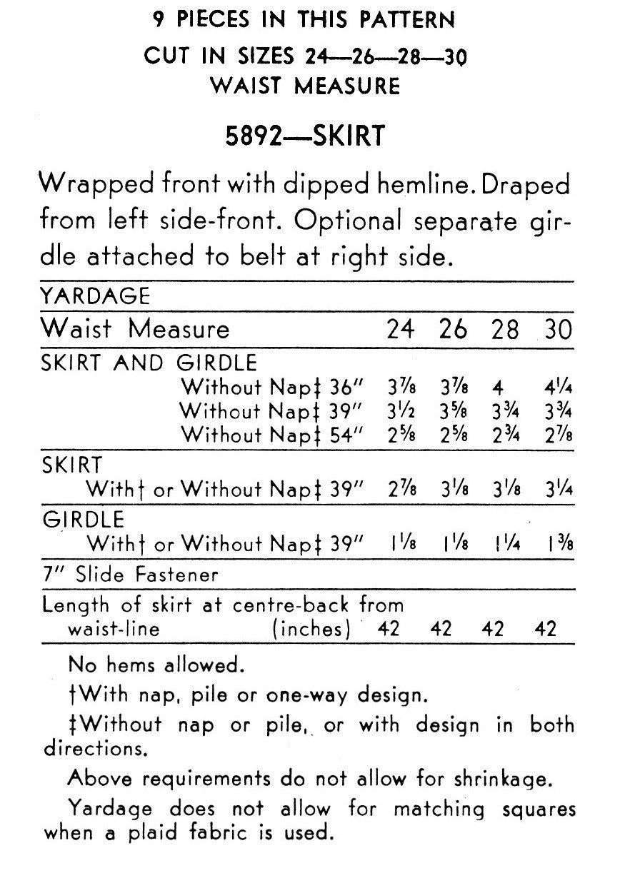 V-5892 PDF | waist 24"