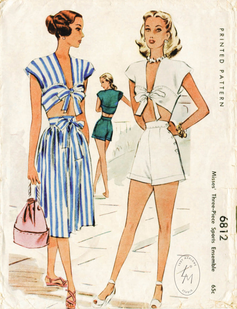 Vintage Swimwear & Playsuits Sewing Patterns – Tagged Bust 30 – Lady  Marlowe
