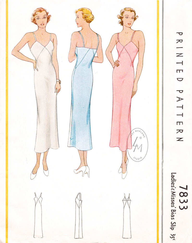 1920s flapper style lingerie sewing pattern bra & bloomers – Lady Marlowe