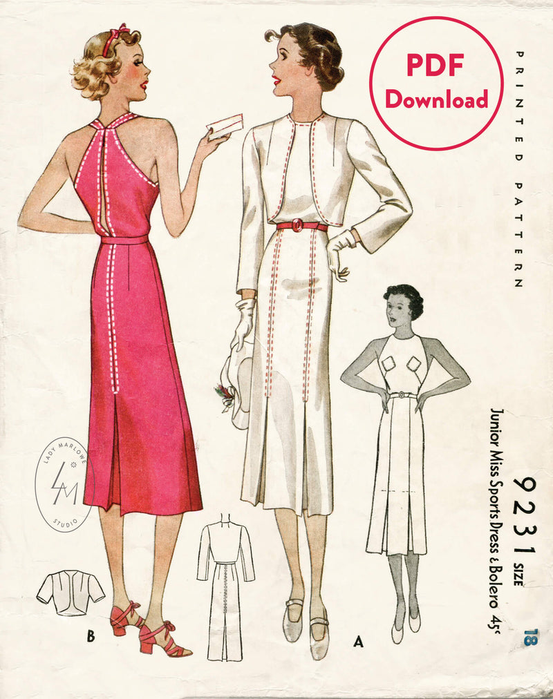 Sabrina wirefree sports and vintage sewing Pattern